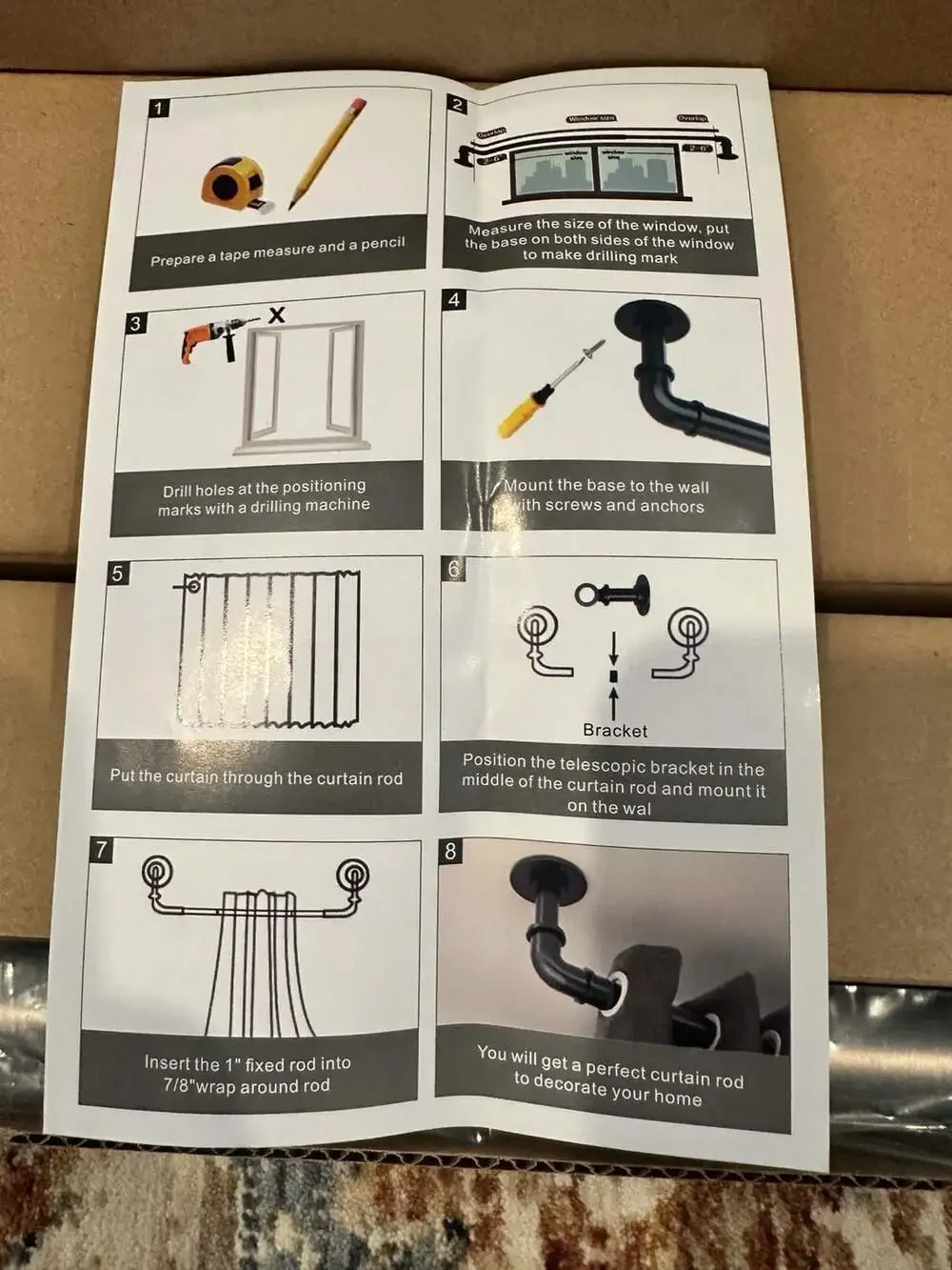 Adjustable Curtain Rod by world rods.